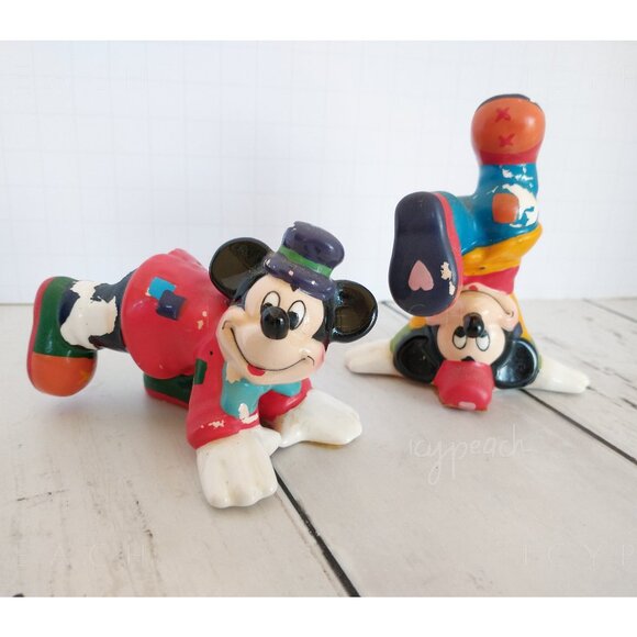 Disney Mickey Mouse Clowns Mickey & Co Collectible Vintage Figures Mickey Circus - Picture 12 of 14